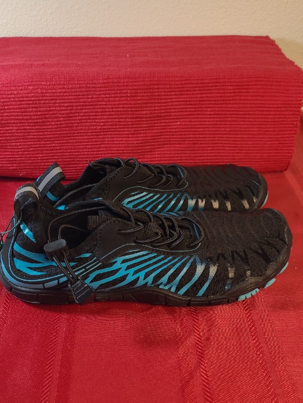 NWT Peak Footwear Lorax Pro Barefoot Shoes Black Teal Size 6 - Picture 4 of 11
